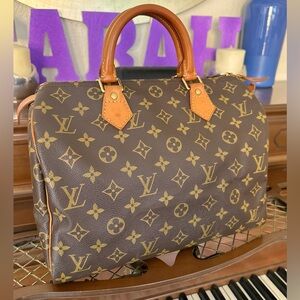 Authentic Louis Vuitton Speedy 30 Monogram